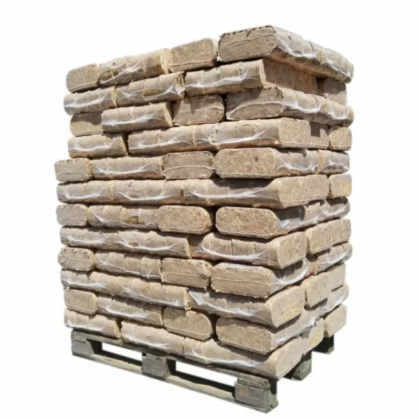 BOIS DENSIFIÉ - BRIQUE FORESTIÈRE - PALETTE DE 1080 KG